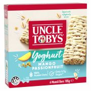 YOGURT TOPS MANGO & PASSIONFRUIT MUESLI BAR 185GM