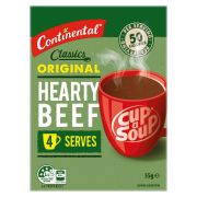 HEARTY BEEF CUP-A-SOUP 4 SERVES 55GM