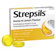 HONEY AND LEMON LOZENGE 16S