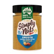 SIMPLY NUTS SMOOTH PEANUT BUTTER 325GM