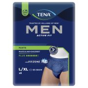 MENS LARGE EXTRA LARGE NAVY ACTIVE FIT INCONTINENCE PANTS PLUS 8PK
