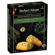 CHEESE & SPINACH ROLLS 2 PACK 380GM