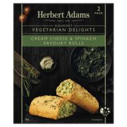 CHEESE & SPINACH ROLLS 2 PACK 380GM