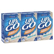 VANILLA ICE UP&GO LIQUID BREAKFAST 3 PACK 3X250ML