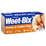 HONEY & GOLDEN OATS WEET-BIX 450GM