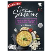 SENSATIONS SPICY MALAYSIAN CHICKEN LAKSA CUP-A-SOUP 61GM
