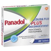 COLD AND FLU DECONGESTANT CAPLETS 20S