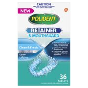 RETAINER & MOUTHGUARD TABLETS 36S