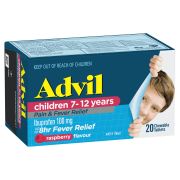 CHILDREN'S PAIN & FEVER CHEWABLE TABLETS 20S