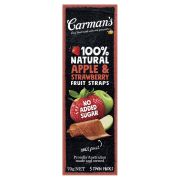 APPLE & STRAWBERRY DEHYDRATED FRUIT STRAPS 70GM