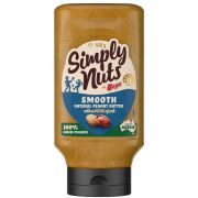 SIMPLY NUTS SMOOTH PEANUT BUTTER SQUEEZE 450GM
