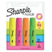 FLUO XL HIGHLIGHTER 3-POINT TIP ASSORTED COLOURS PACK 1PK