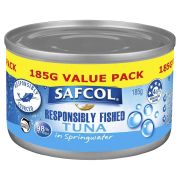 TUNA SPRINGWATER 185GM