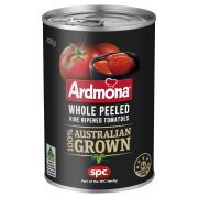 WHOLE PEELED TOMATOES 400GM