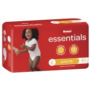 ESSENTIALS JUNIOR SIZE 6 NAPPIES 40S