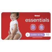 ESSENTIALS TODDLER SIZE 4 NAPPIES 46S