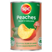 SLICED PEACHES IN JUICE 410GM