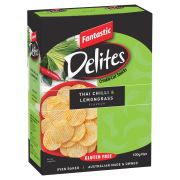 DELITES THAI CHILLI LEMONGRASS RICE SNACKS 100GM