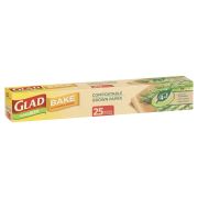 GLAD TO BE GREEN COMPOSTABLE BAKE & COOK PAPER 25M