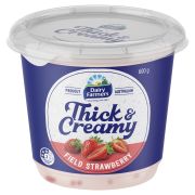 THICK & CREAMY STRAWBERRY YOGHURT 600GM