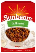 SULTANAS BOXED 375GM