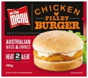 CHICKEN FILLET BURGER 165GM