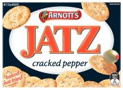 CRACKERS JATZ CRACKED PEPPER 225GM