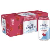 RASPBERRY SPARKLING WATER CAN 10X375M