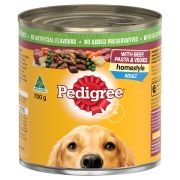 DOG FOOD BF/PAS/VEG 700GM