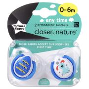 0-6 MONTHS ANYTIME SOOTHER 2PK