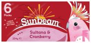 SULTANA CRANBERRY 6X39GM