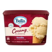 CREAMY CLASSIC VANILLA ICE CREAM 2L