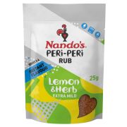 PERI PERI LEMON & HERB RUB 25GM