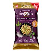 INFUZIONS VEGGIE STRAWS SALT & VINEGAR 5X15GM