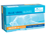 VINYL GLOVE BLUE 100S