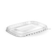RECTANGLE PET LID TO FIT 500 -1000ML PAPER BOWLS 50S