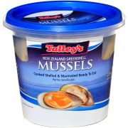TALLEY NATURAL MUSSELS 375GM