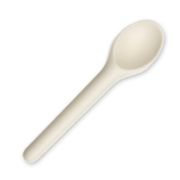 WHITE BAGASSE SPOON 50S