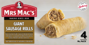 GIANT SAUSAGE ROLL 4PK 700GM