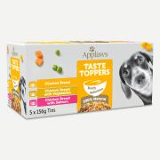 CHICKEN SELECTION IN BROTH MULTIPACK DOG FOOD 5X156GM