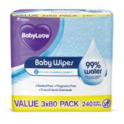 BABY WATER WIPES 240S