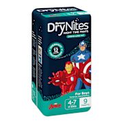 DRY NITES BOYS 4-7 CONVIENCE PYJAMA PANTS 9S