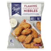 SPICY FLAMING CHICKEN WING NIBBLES 1KG