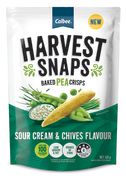 SNAPS PEA SOUR CREAM & CHIVES 120GM