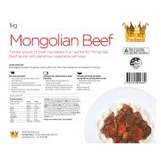 MONGOLIAN BEEF BOIL BAGS 1KG