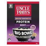 QUICK OATS BIG BOWL BERRY PROTEIN BREAKFAST CEREAL 8PK