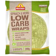 LOW CARB SPINACH WRAPS 288GM