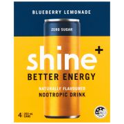 BLUEBERRY LEMONADE ENERGY DRINK 4X250ML