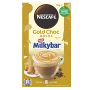 GOLD CHOCOLATE MOCHA MILKY BAR CAFE MENU 8PK