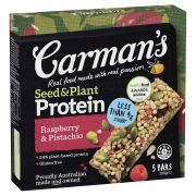 RASPBERRY & PISTACHIO SEED & PLANT PROTEIN NUT BAR 150GM